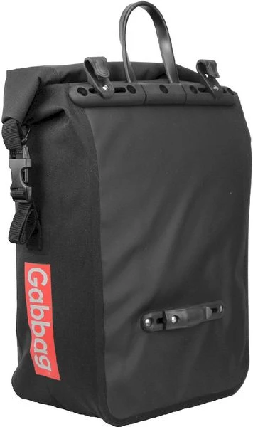 Gabbag Waterdichte Enkele Fietstas - 25 Liter - Zwart 6 Gabbag Waterdichte Enkele Fietstas - 25 Liter - Zwart - Afbeelding 4