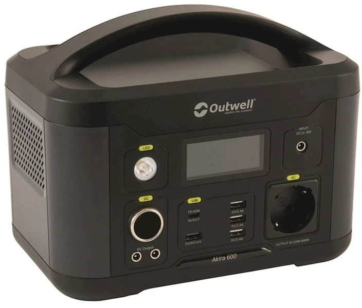 Outwell Akira 600 Power Station Draagbare Lithiumaccu 4 Outwell Akira 600 Power Station Draagbare Lithiumaccu - Afbeelding 2
