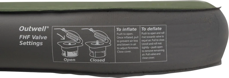 Outwell Dreamhaven Single 10.0 Zelfopblaasbare Slaapmat - Groen 6 Outwell Dreamhaven Single 10.0 Zelfopblaasbare Slaapmat - Groen - Afbeelding 4