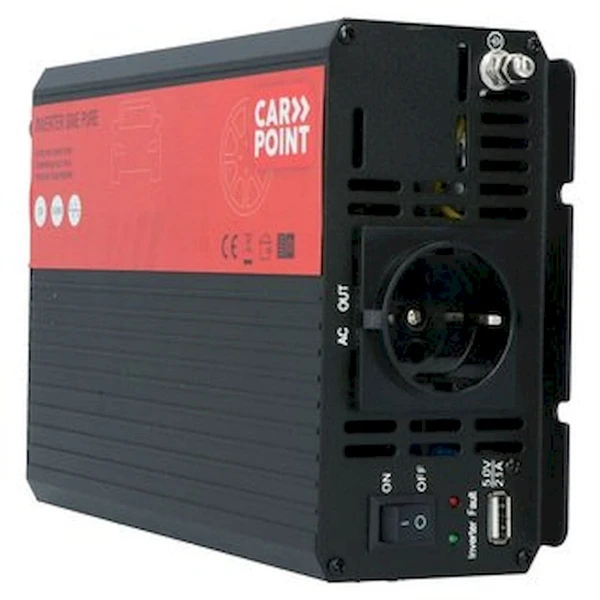 Carpoint Pure Sinus Omvormer 12V Naar 230V - 500W 5 Carpoint Pure Sinus Omvormer 12V Naar 230V - 500W - Afbeelding 3