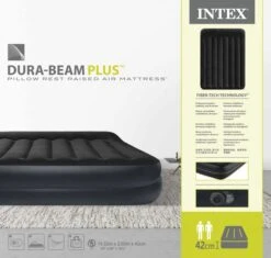 Intex Pillow Rest Raised Luchtbed - Queensize - Ingebouwde Elektrische Pomp -Online Camping Winkel 1810 1900 64124nd pkg 2023 300