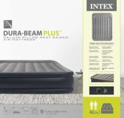 Intex Deluxe Pillow Rest Raised Luchtbed - Queensize - Ingebouwde Elektrische Pomp 17 Intex Deluxe Pillow Rest Raised Luchtbed - Queensize - Ingebouwde Elektrische Pomp -Online Camping Winkel 1812 1900 64136nd pkg 2023 300