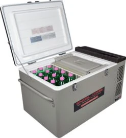 Engel MD60F-C Dual-zone Compressor Koelbox - 57 Liter -Online Camping Winkel 1900 1732 md60fc deckel offen