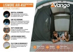 Vango Lismore Air 450 Opblaasbare Tunneltent - 4 Persoons - Groen 18 Vango Lismore Air 450 Opblaasbare Tunneltent - 4 Persoons - Groen -Online Camping Winkel 1900 1783 lismore air 450 package 4