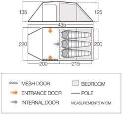 Vango Omega 350 Tunneltent - 3 Persoons - Groen -Online Camping Winkel 1900 1783 omega 350 1