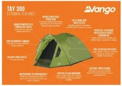 Vango Tay 300 Koepeltent - 3 Persoons - Groen 21 Vango Tay 300 Koepeltent - 3 Persoons - Groen -Online Camping Winkel 1900 1783 tay 300 3