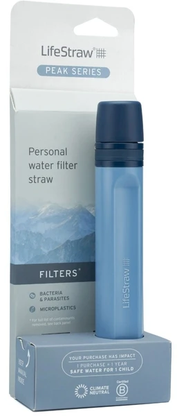 Lifestraw Peak Personal Straw Waterfilter - Blauw 8 Lifestraw Peak Personal Straw Waterfilter - Blauw - Afbeelding 6