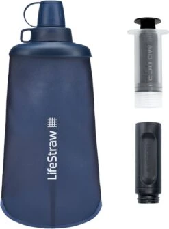 Lifestraw Peak Opvouwbare Waterfilter Fles - 650 Ml - Blauw -Online Camping Winkel 1900 1900 00104066 04