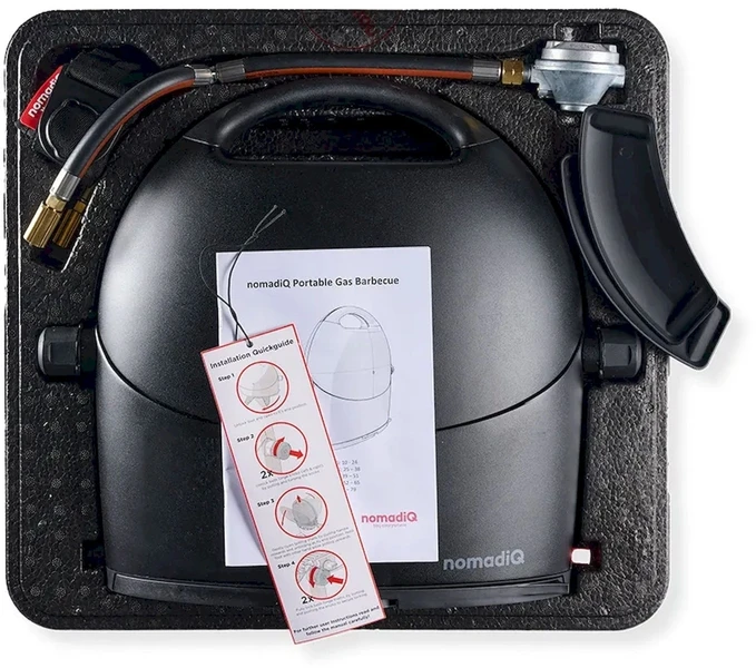 NomadiQ Draagbare Gasbarbecue - Zwart 6 NomadiQ Draagbare Gasbarbecue - Zwart - Afbeelding 4