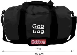 Gabbag Travel S 35L Waterdichte Tas - Zwart -Online Camping Winkel 4 0jgr310 100 resultaat