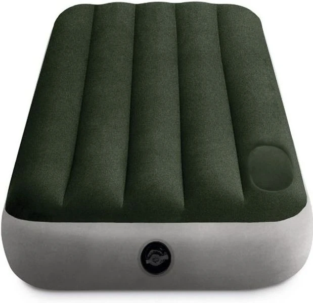 Intex Downy Luchtbed - Eenpersoons - Ingebouwde Voetpomp 3 Intex Downy Luchtbed - Eenpersoons - Ingebouwde Voetpomp