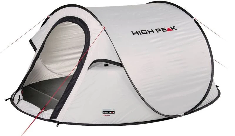 High Peak Vision 2 Pop-up Tent - 2 Persoons - Pearl 4 High Peak Vision 2 Pop-up Tent - 2 Persoons - Pearl - Afbeelding 2