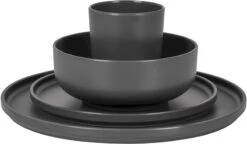 Bo-Camp Patom Melamine Serviesset - 16-delig - Antraciet 11 Bo-Camp Patom Melamine Serviesset - 16-delig - Antraciet -Online Camping Winkel 699 1200 6181462 04