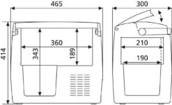 Dometic CoolFreeze CDF 18 Autokoelbox - 18L -Online Camping Winkel 737 1200 900 900 dometic coolfreeze cdf 18 7
