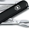 Victorinox Classic SD Zakmes - Zwart -Online Camping Winkel 7611160011602 victorinox classic sd zwart uitgeklapt resultaat