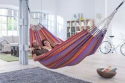 La Siesta Carolina 2 Persoons Hangmat - Flowers -Online Camping Winkel 800 1195 cah16 2 ambiance 601