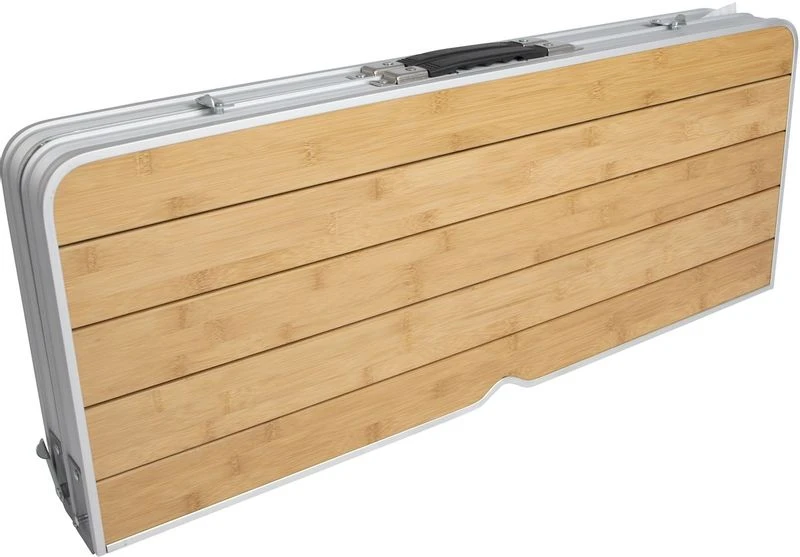 Bo-Camp 136 X 85 Inklapbare Picknicktafel - Bamboe 4 Bo-Camp 136 X 85 Inklapbare Picknicktafel - Bamboe - Afbeelding 2
