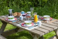 Bo-Camp Happy Camp Melamine Serviesset - 12-delig -Online Camping Winkel 900 1350 6181380 07