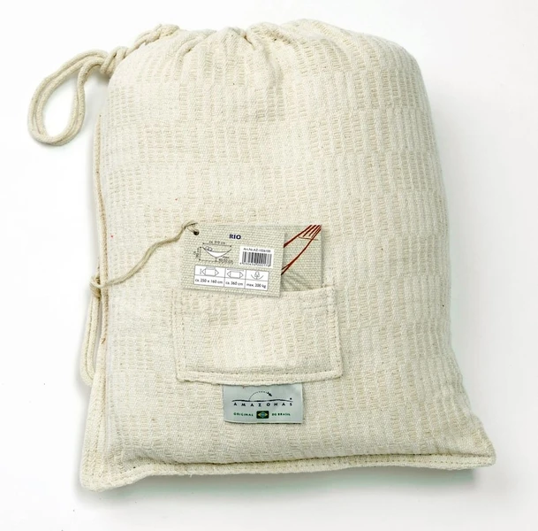 Amazonas Rio 2 Persoons Hangmat - Beige 5 Amazonas Rio 2 Persoons Hangmat - Beige - Afbeelding 3