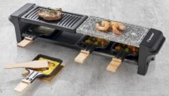 Bestron Raclette/Steengrill - 4 Personen 22 Bestron Raclette/Steengrill - 4 Personen -Online Camping Winkel bestron raclettesteengrill 4 personen 13