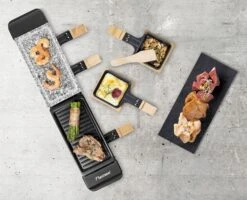 Bestron Raclette/Steengrill - 4 Personen 24 Bestron Raclette/Steengrill - 4 Personen -Online Camping Winkel bestron raclettesteengrill 4 personen 4