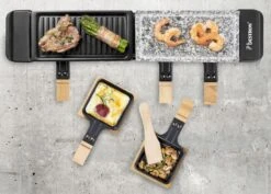 Bestron Raclette/Steengrill - 4 Personen 20 Bestron Raclette/Steengrill - 4 Personen -Online Camping Winkel bestron raclettesteengrill 4 personen 6