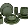 Bo-Camp Patom Melamine Serviesset - 16-delig - Groen -Online Camping Winkel bo camp paton groen