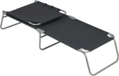 Bo-Camp Vouwbed - Grijs -Online Camping Winkel bo camp vouwbed grijs