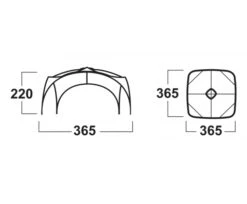 Husky Broof L Partytent 13 Husky Broof L Partytent -Online Camping Winkel broofl afmetingen