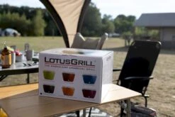 LotusGrill XL Hybrid Houtskoolbarbecue - Rood 19 LotusGrill XL Hybrid Houtskoolbarbecue - Rood -Online Camping Winkel doos lotusgrill 4