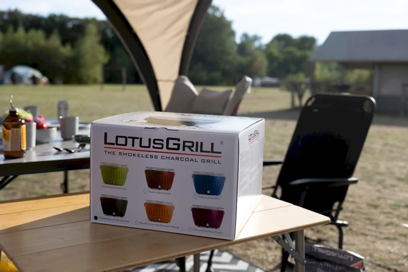LotusGrill XL Hybrid Houtskoolbarbecue - Rood 7 LotusGrill XL Hybrid Houtskoolbarbecue - Rood - Afbeelding 5