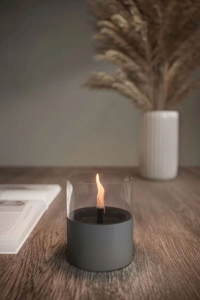 Tenderflame Lilly 10 Tafelhaard - Donkergrijs 4 Tenderflame Lilly 10 Tafelhaard - Donkergrijs - Afbeelding 2