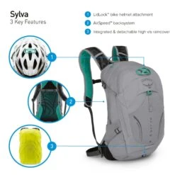 Osprey Sylva Daypack - 20 Liter - Blauw 27 Osprey Sylva Daypack - 20 Liter - Blauw -Online Camping Winkel osprey sylva features