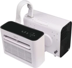 Qlima Split-unit Airco MS-AC 5001 Wit -Online Camping Winkel pack shot ms ac 5001 8713508790756 right open 1