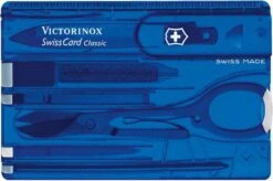 Victorinox SwissCard Classic Multitool - Transparant Blauw
